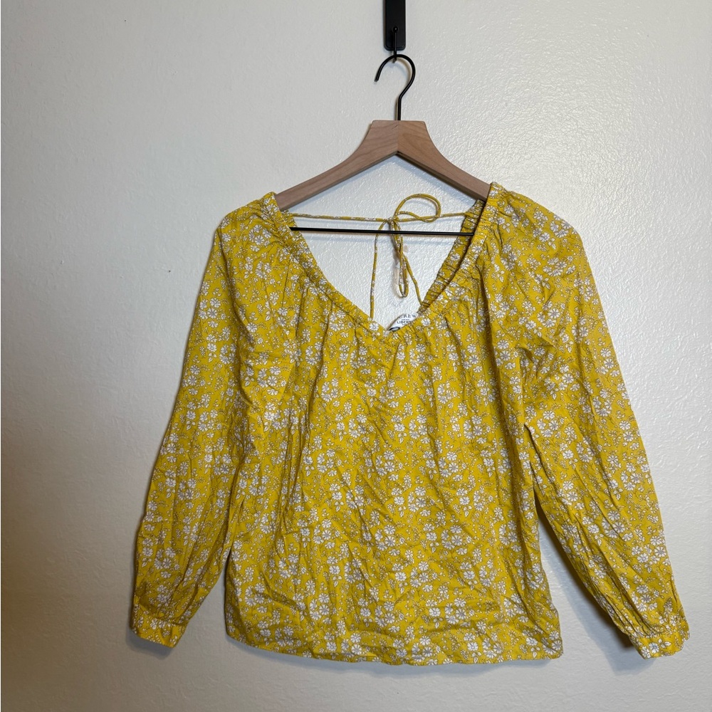 J. Crew V-neck top in Liberty® Capel floral organic cotton - Picture 3 of 7